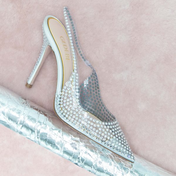 STELLA SLINGBACK 105 JELLY TRANSPARENT + CRYSTAL CRYSTAL - immagine 2