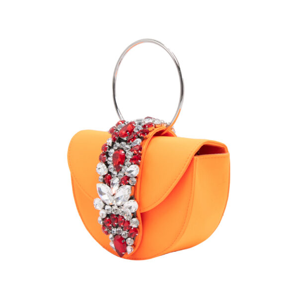 MINI BRIGITTE SATIN ORANGE